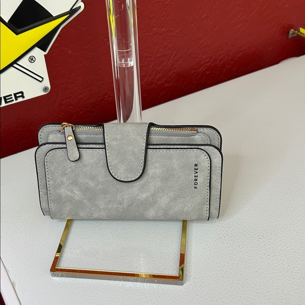 Forever 21 Silver Wallet - Picture 2 of 7